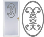 Front Door Entry Way Etched Glass Vinyl Decals Privacy Safety Stickers Film 14b