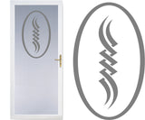 Front Door Safety Stickers Etched Glass Vinyl Decals Privacy Film 11b