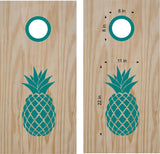 Fruit Food Pineapple Cornhole Board Decals Stickers
