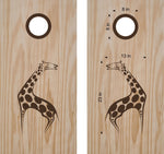 StickerChef Giraffe 2 Cornhole Board Decals Bean Bag Toss Sticker