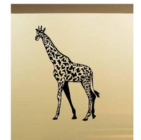 Giraffe Wall Decal Wall Mural Vinyl Stickers 41" High x 28" Wide Zoo Safari Animals