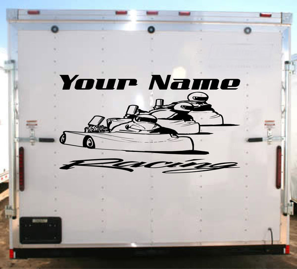 Racing Trailers Decals and Stickers