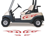 Golf Cart Decals Accessories Go Kart Stickers ORV Side By Side Graphics GC82