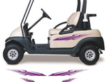 Golf Cart Decals Accessories Go Kart Stickers Tribal Flames Stripes GC55