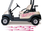 Golf Cart Go Kart Decals Side By Side Stickers Graphics Tribal Flames Stripes GG13