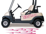 Golf Cart Go Kart Decals Side By Side Stickers Graphics Tribal Flames Stripes GG13