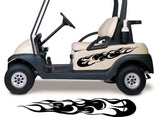 Golf Cart Go Kart Decals Side By Side Stickers Graphics Tribal Flames Stripes GG14