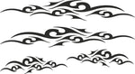 Golf Cart Decals Accessories Go Kart Stickers Tribal Flames Stripes GC11