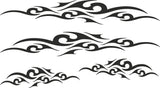 Golf Cart Decals Accessories Go Kart Stickers Tribal Flames Stripes GC11