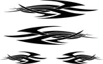 Golf Cart Decals Accessories Go Kart Stickers Tribal Flames Stripes GC13