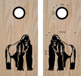 Gorilla 2 Cornhole Board Decals Bean Bag Toss Sticker