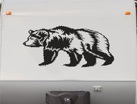 Grizzly Bear Decal RV Camper Motor Home Auto Truck Trailer Sticker
