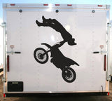 Hart Attack Motorcycle Trick Decal Racing Trailer Stickers