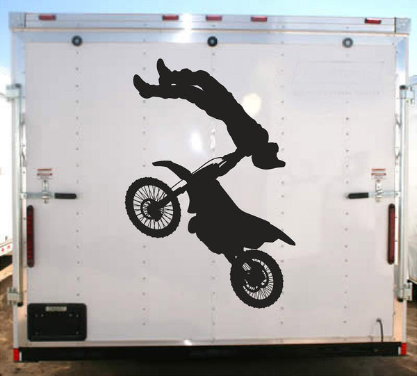 StickerChef Hart Attack Motorcycle Trick Decal Racing Trailer Stickers