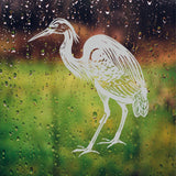 Heron Etched Glass Decal Vinyl Film Frosted Shower Window