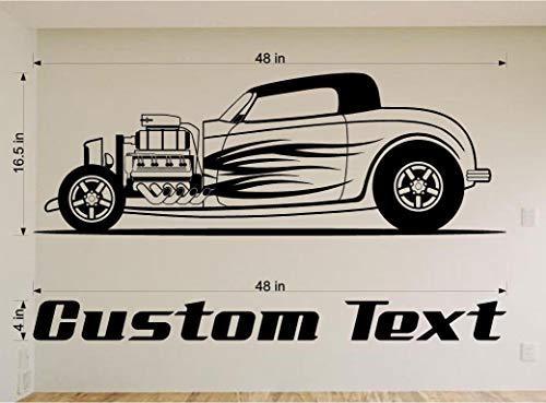 Hollywood Hot Rods Car Wall Decals Stickers Graphics Man Cave Boys Room Décor