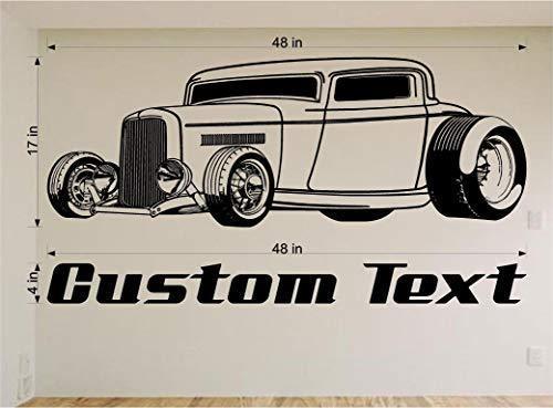 Hot Rod Car Wall Decals Stickers Graphics Man Cave Boys Room Décor