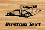 Hot Rod Profile Car Wall Decal - Auto Wall Mural - Vinyl Stickers - Boys Room Decor