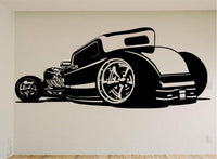 Hot Rod Wall Decal Stickers Murals Boys Room Man Cave