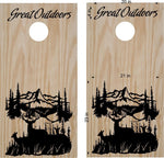 StickerChef Hunting Deer Cornhole Board Vinyl Decal Sticker