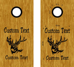 Large Buck Hunting Cornhole Board Decals Sticker