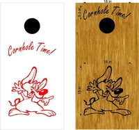 Mice Mouse Mickey Cornhole Board Vinyl Decal Sticker