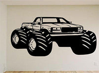 Monster Truck Race Car Auto Wall Decal Stickers Murals Boys Room Man Cave