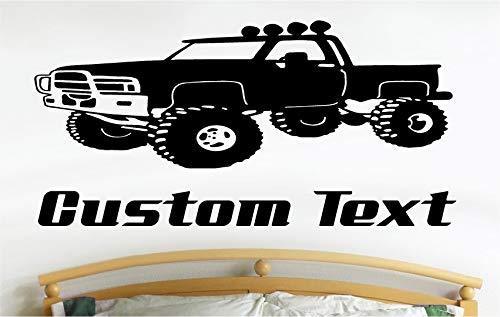Monster Truck Wall Decals Stickers Graphics Man Cave Boys Room Décor