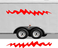 Pontoon Boat Motor Home Trailer RV Replacement Camper Decals CB20 Stripe Set