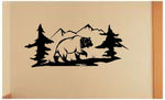 Mountain Bear Wall Decals Mural Home Decor Vinyl Stickers Decorate Your Bedroom Nursery