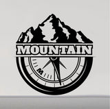 Mountain Compass RV Camper Van Door Decal Sticker Scene