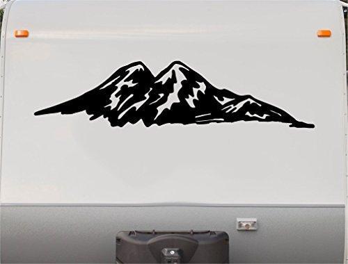 Mountains Denver RV Camper Vinyl Decal Sticker  Scene
