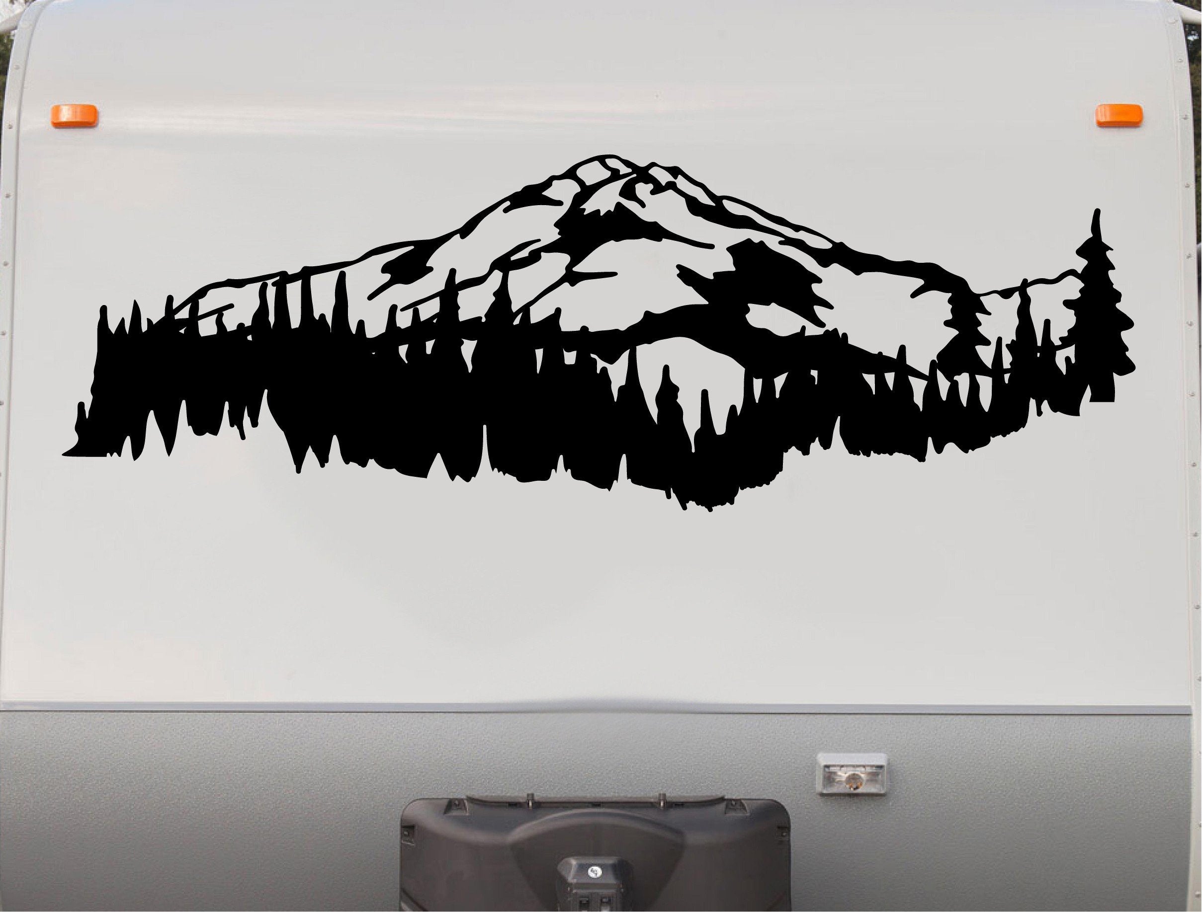 Mountains RV Camper Replacement Decal for Trailers, image size:2418x1836