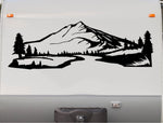 Mountains RV Camper Replacement Decal Scene Trailer Stickers CT22