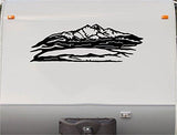 Mountains Scenic Stripes Motor Home Stripe Kit- RV Stickers - Camper Vinyl Decal- Sticker - Motor Home Decals