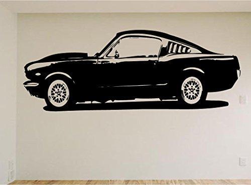 StickerChef Mustang Fast Back Car Auto Wall Decal Stickers Murals Boys Room Man Cave