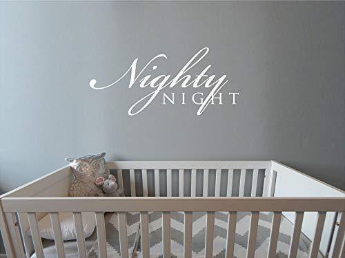 Nighty Night Baby Nursery Vinyl Wall Art Sticker Decal Graphic Home Decor