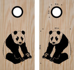 StickerChef Panda Bear Cornhole Board Decals Bean Bag Toss Sticker