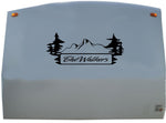 Pine Trees Mountains RV Camper 5th Wheel Motor Home Vinyl Decal Sticker