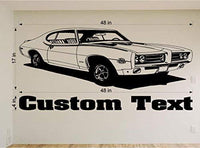 StickerChef Pontiac GTO The Judge Car Wall Decals Stickers Graphics Man Cave Boys Room Décor