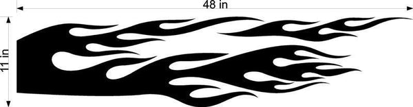 StickerChef Racing Flames Auto Truck Boat Car Stickers  Decals Side Sets EZ170