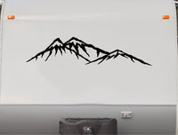 Rocky Mountains Decal RV Camper Motor Home Sticker Mountain Scene