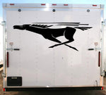 Running Fast Horse Racing Decal Auto Truck Trailer Stickers RH010