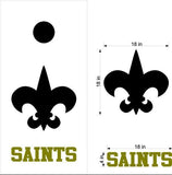 Saints Football School Mascot Cornhole Board Vinyl Decal Sticker