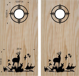 StickerChef Scope Rings Turkey Doe Buck Deer Hunting Cornhole Board Vinyl Decal Sticker