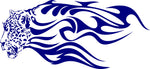 Leopard Tribal Flame Decal Sticker for Auto Truck and Boat AF12