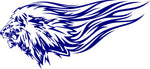 Lion Mane Flame Decal for Cars Trucks and Boats - AF14 Design