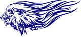 Lion Mane Flame Decal for Cars Trucks and Boats - AF14 Design