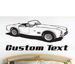 Cobra Car Wall Decals Stickers Graphics Man Cave Boys Room Décor