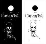 Skull Skulls Cornhole Board Decals Flag Stickers SK11